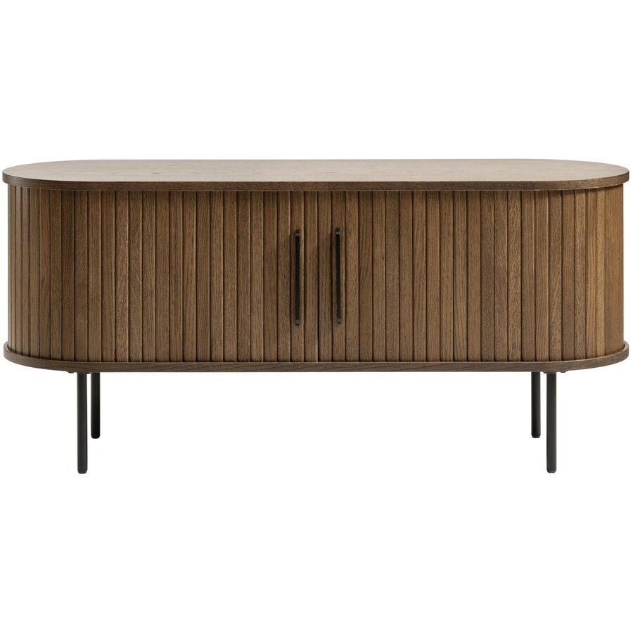 Nola 120 cm TV Meubel Gerookt Eiken