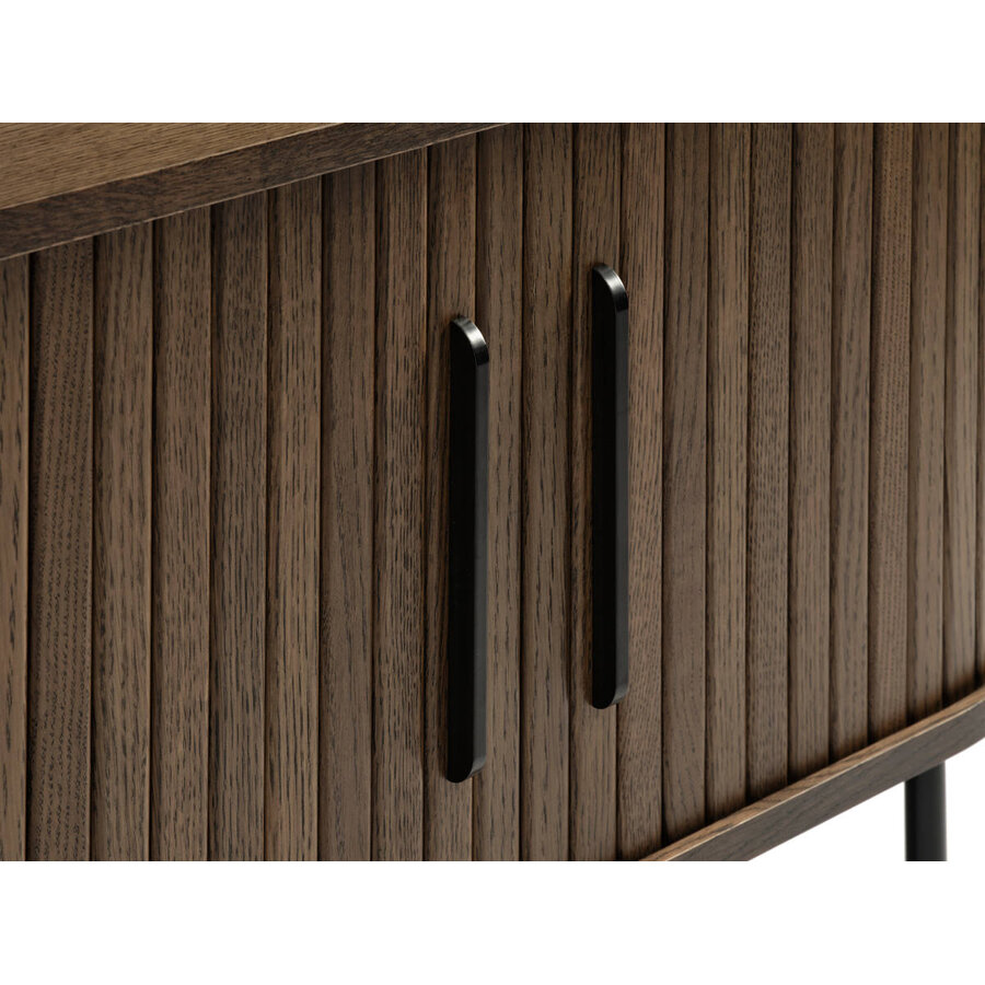 Nola 120 cm TV Meubel Gerookt Eiken