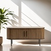 Nola 120 cm TV Meubel Gerookt Eiken