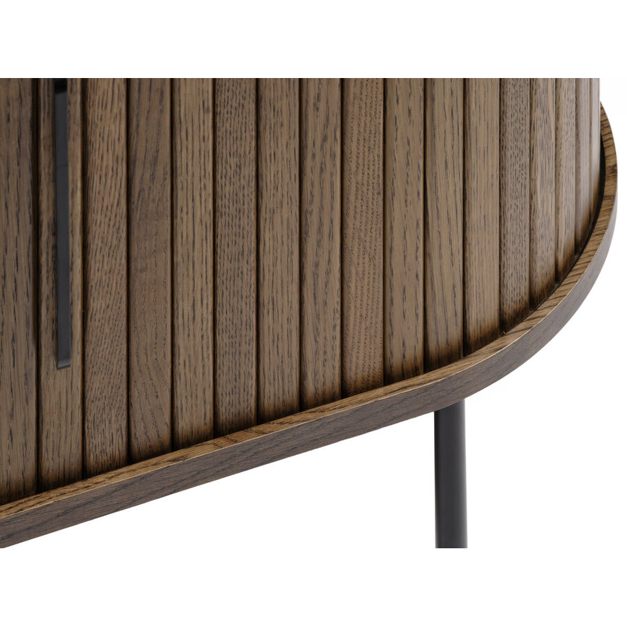 Nola 120 cm TV Meubel Gerookt Eiken