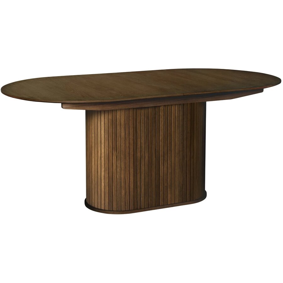 Nola Uitschuifbare Eettafel Gerookt Eiken 180-230 cm