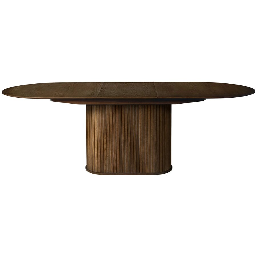Nola Uitschuifbare Eettafel Gerookt Eiken 180-230 cm