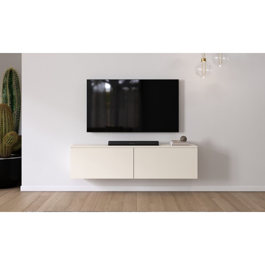 Levana Turin Magnolia 160 cm TV Wandmeubel Levana Turin Magnolia 160 cm TV Wandmeubel