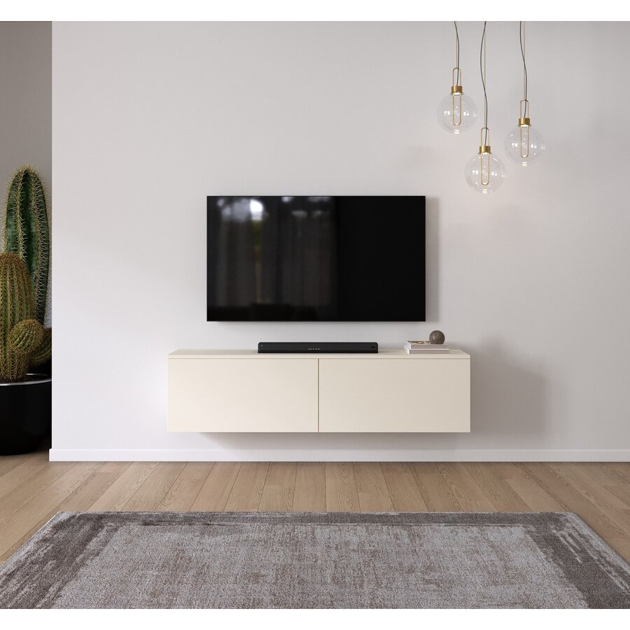 Levana Turin Magnolia 160 cm TV Wandmeubel Levana Turin Magnolia 160 cm TV Wandmeubel
