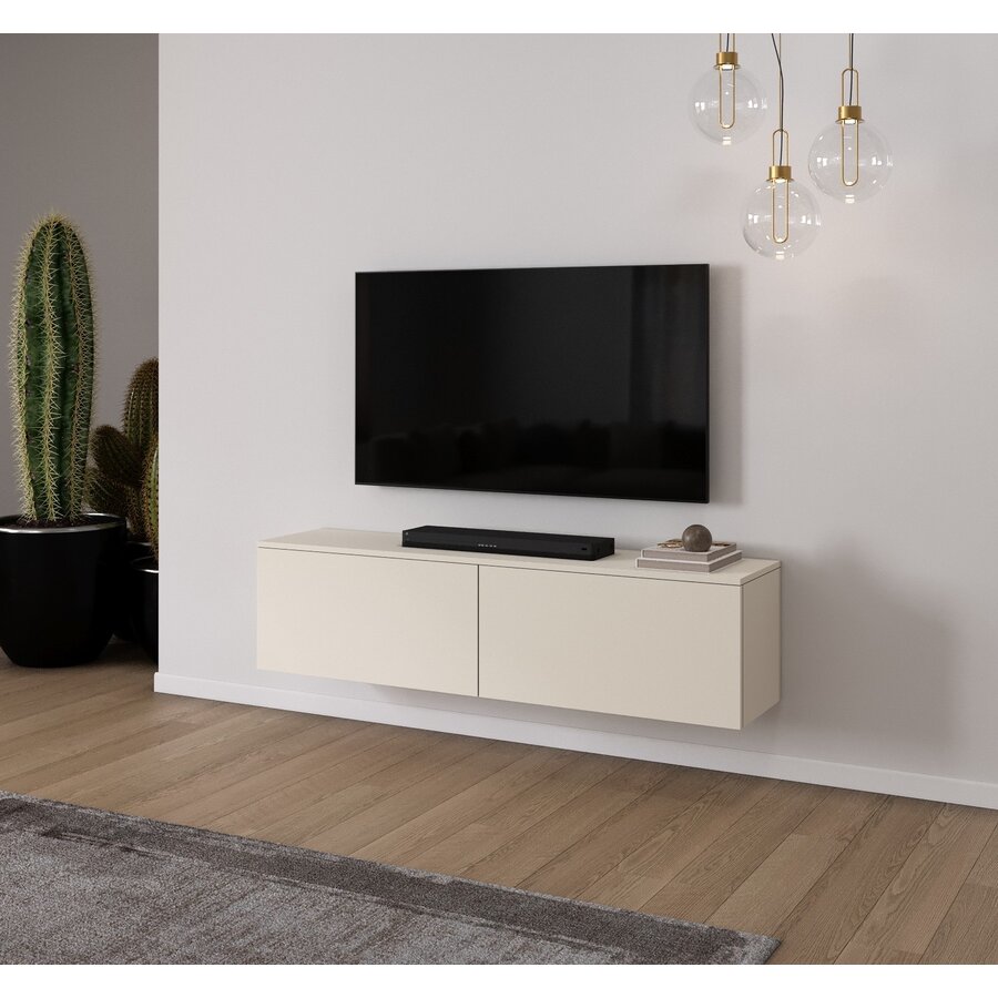 Levana Turin Magnolia 160 cm TV Wandmeubel Levana Turin Magnolia 160 cm TV Wandmeubel