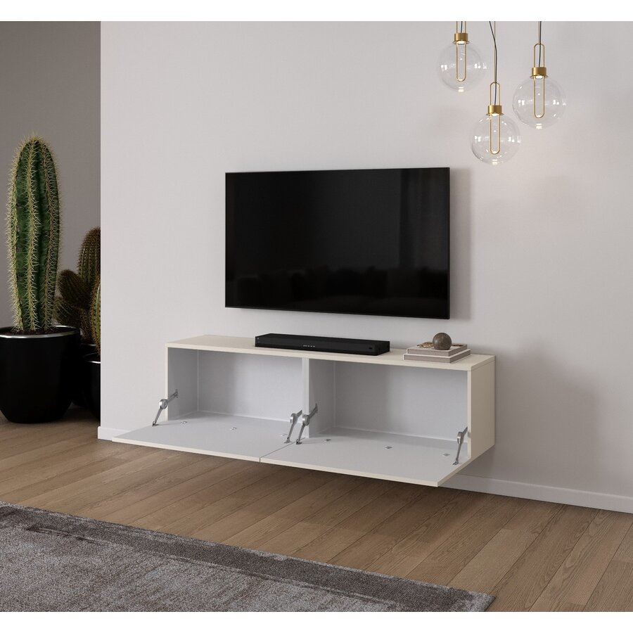Levana Turin Magnolia 160 cm TV Wandmeubel Levana Turin Magnolia 160 cm TV Wandmeubel