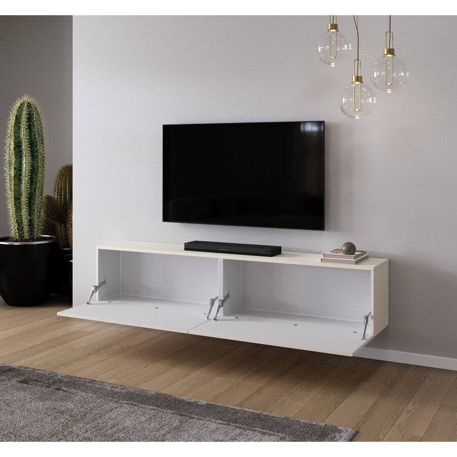 Levana Turin Magnolia 200 cm TV Wandmeubel Levana Turin Magnolia 200 cm TV Wandmeubel