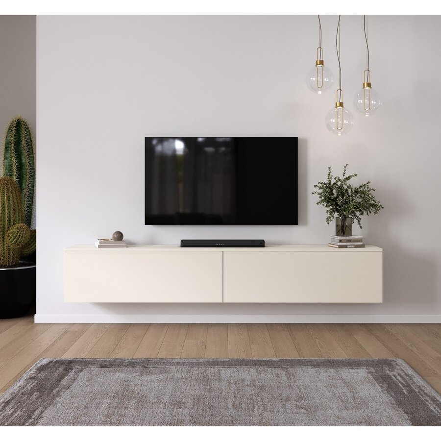 Levana Turin Magnolia 240 cm TV Wandmeubel