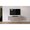 Levana Turin Taupe 163 cm TV Wandmeubel Levana Turin Taupe 163 cm TV Wandmeubel