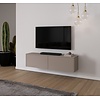 Levana Turin Taupe 163 cm TV Wandmeubel Levana Turin Taupe 163 cm TV Wandmeubel