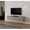 Levana Turin Taupe 183 cm TV Wandmeubel Levana Turin Taupe 183 cm TV Wandmeubel