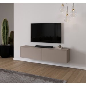 Artego Design Levana Turin Taupe 183 cm TV Wandmeubel Artego Design Levana Turin Taupe 183 cm TV Wandmeubel