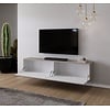 Levana Turin Taupe 203 cm TV Wandmeubel Levana Turin Taupe 203 cm TV Wandmeubel