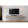 Levana Turin Taupe 203 cm TV Wandmeubel Levana Turin Taupe 203 cm TV Wandmeubel