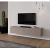 Levana Turin Taupe 203 cm TV Wandmeubel Levana Turin Taupe 203 cm TV Wandmeubel