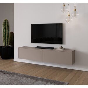 Artego Design Levana Turin Taupe 203 cm TV Wandmeubel Artego Design Levana Turin Taupe 203 cm TV Wandmeubel