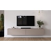 Levana Turin Taupe 243 cm TV Wandmeubel Levana Turin Taupe 243 cm TV Wandmeubel