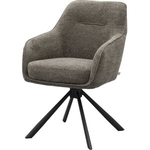 Hygge Interiors Avola Draaistoel Grafiet / Zwart Hygge Interiors Avola Draaistoel Grafiet / Zwart