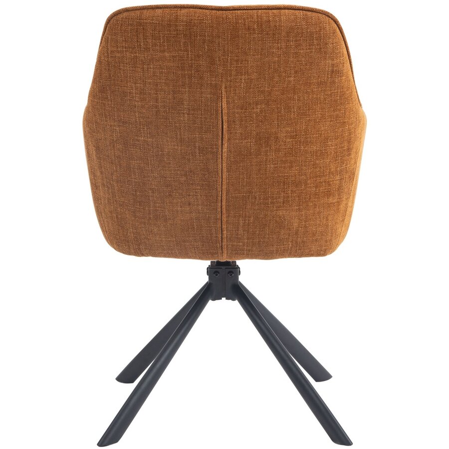 Avola Draaistoel Roest / Zwart Avola Draaistoel Roest / Zwart