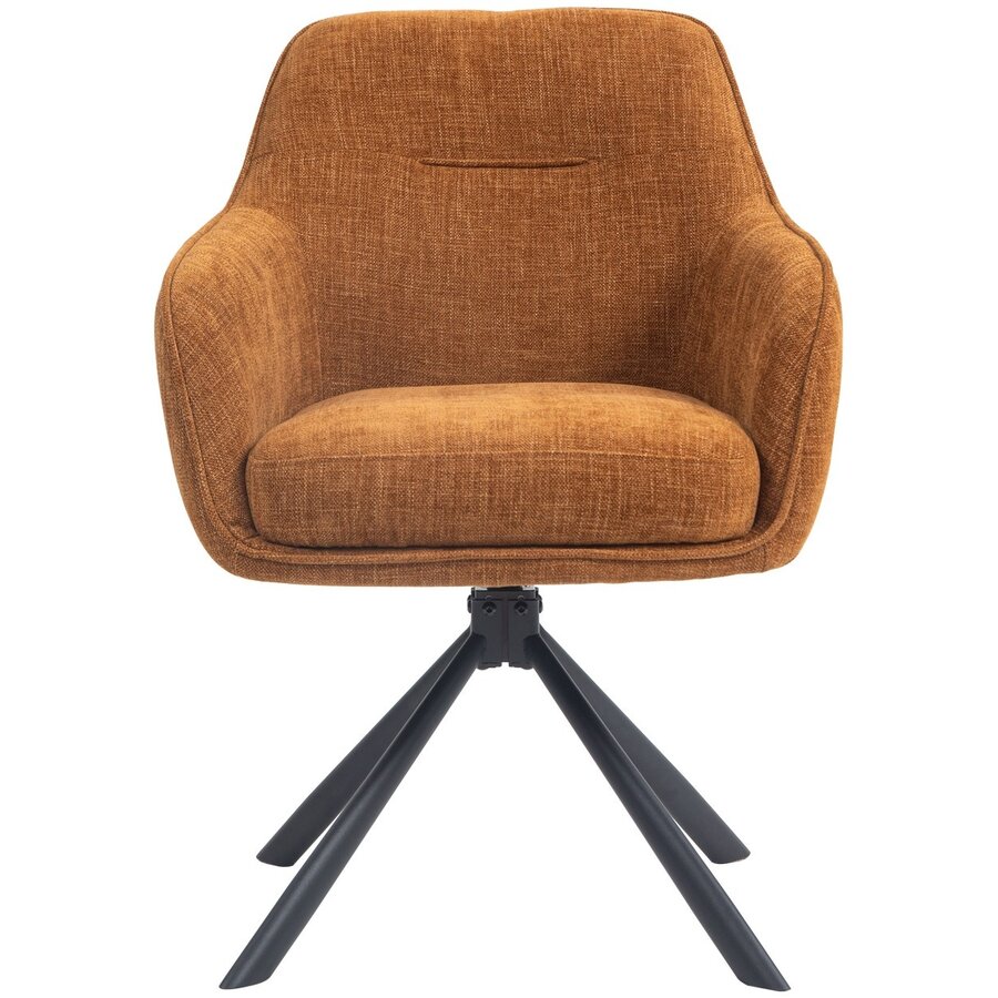 Avola Draaistoel Roest / Zwart Avola Draaistoel Roest / Zwart
