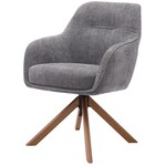 Hygge Interiors Avola Draaistoel Grafiet / Eiken Hygge Interiors Avola Draaistoel Grafiet / Eiken