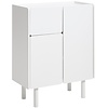 Bera Witte Opbergkast H100 cm Bera Witte Opbergkast H100 cm