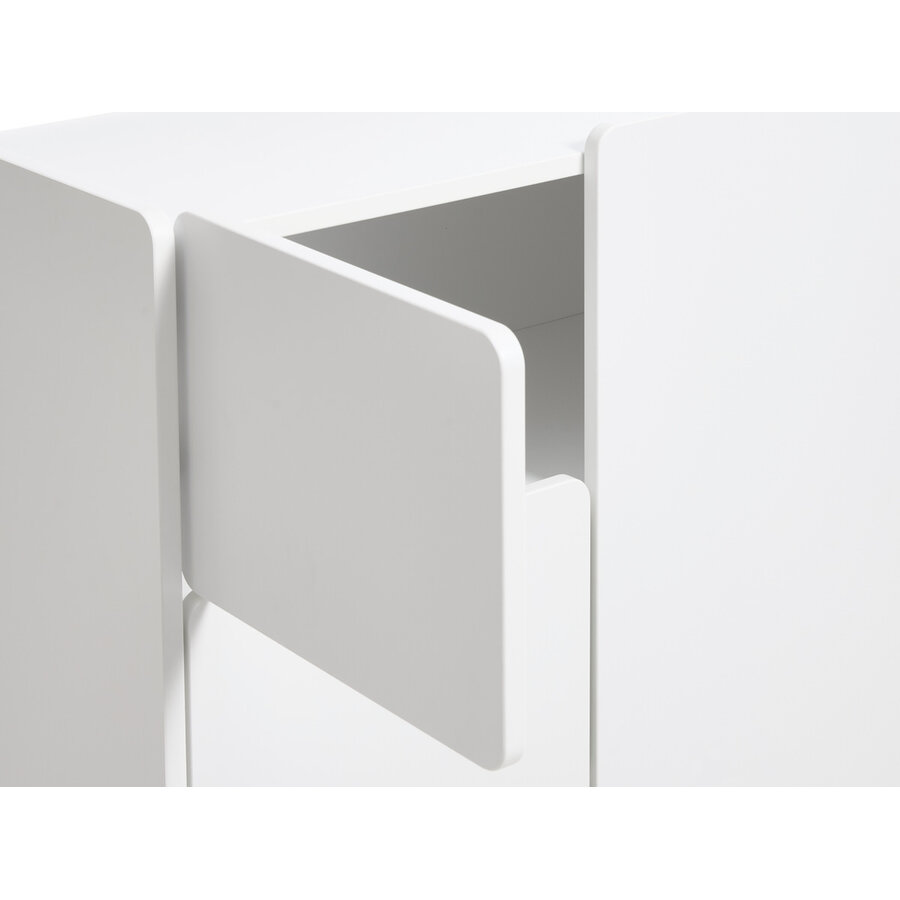 Bera Witte Opbergkast H100 cm Bera Witte Opbergkast H100 cm