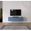 Levana Turin Rookblauw 163 cm TV Wandmeubel