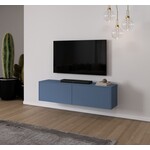 Artego Design Levana Turin Rookblauw 163 cm TV Wandmeubel