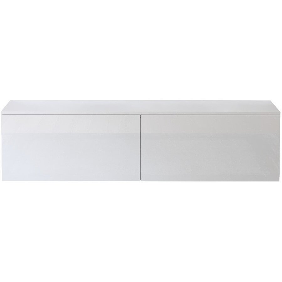 Levana Hoogglans Wit 160 cm TV Wandmeubel