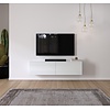 Levana Hoogglans Wit 160 cm TV Wandmeubel