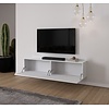 Levana Hoogglans Wit 180 cm TV Wandmeubel