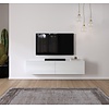 Levana Hoogglans Wit 180 cm TV Wandmeubel