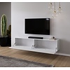 Levana Hoogglans Wit 200 cm TV Wandmeubel