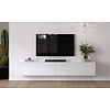 Levana Hoogglans Wit 240 cm TV Wandmeubel