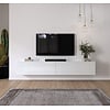 Levana Hoogglans Wit 240 cm TV Wandmeubel