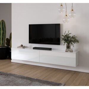 Artego Design Levana Hoogglans Wit 240 cm TV Wandmeubel