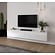 Levana Hoogglans Wit 240 cm TV Wandmeubel