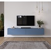 Levana Turin Rookblauw 243 cm TV Wandmeubel Levana Turin Rookblauw 243 cm TV Wandmeubel