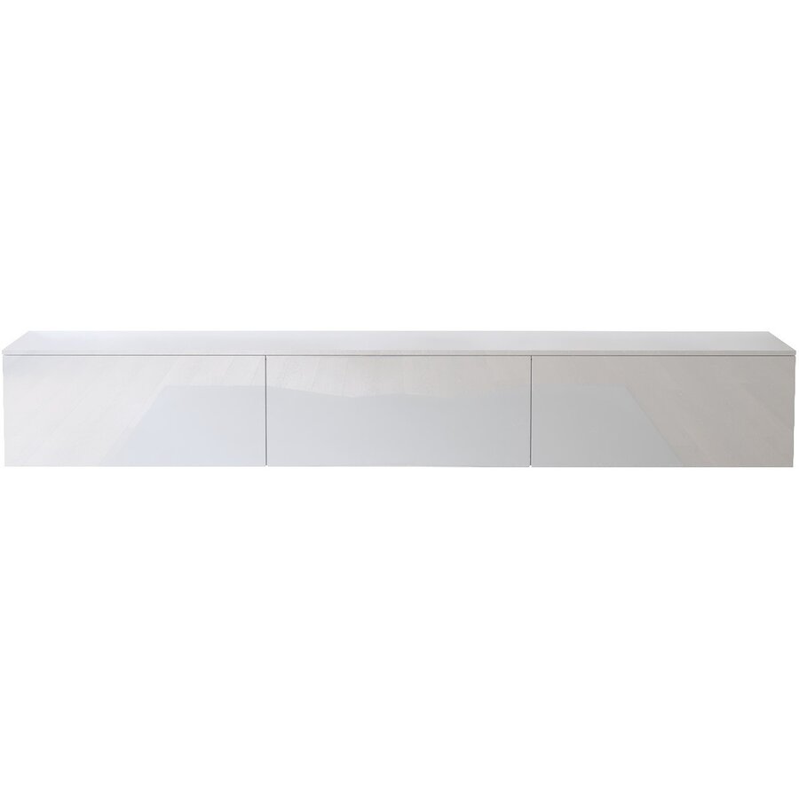 Levana Hoogglans Wit 270 cm TV Wandmeubel Levana Hoogglans Wit 270 cm TV Wandmeubel