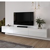 Levana Hoogglans Wit 300 cm TV Wandmeubel Levana Hoogglans Wit 300 cm TV Wandmeubel