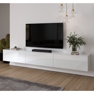 Artego Design Levana Hoogglans Wit 300 cm TV Wandmeubel