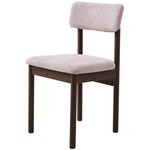 Hygge Interiors Canora Eetkamerstoel Zand / Espresso Eiken