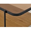 Hassel Rechthoekige Salontafel Amber Glas/Eiken Hassel Rechthoekige Salontafel Amber Glas/Eiken