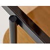 Hassel Rechthoekige Salontafel Amber Glas/Eiken Hassel Rechthoekige Salontafel Amber Glas/Eiken