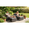 Quad 5-delige Loungeset Zwart Rotan Quad 5-delige Loungeset Zwart Rotan