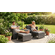 Quad 5-delige Loungeset Zwart Rotan Quad 5-delige Loungeset Zwart Rotan