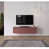 Levana Pastell Oxydrood TV Wandmeubel 163 cm