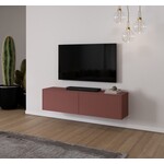 Artego Design Levana Pastell Oxydrood TV Wandmeubel 163 cm