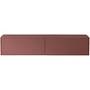 Levana Pastell Oxydrood TV Wandmeubel 203 cm Levana Pastell Oxydrood TV Wandmeubel 203 cm